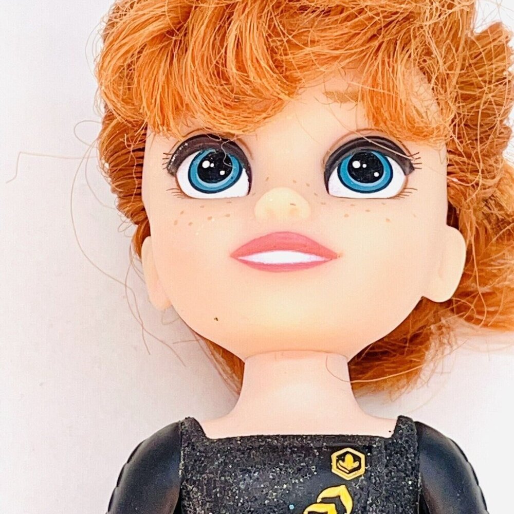 Disney Frozen 2 Petite Adventure Anna Doll Rare Dress Costume Jakks Pacific Toy - Picture 10 of 11